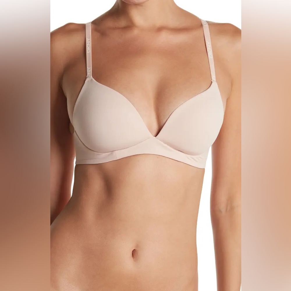 DKNY BRA Wireless T-Shirt Bra BRAND NEW WITH TAGS Sand Color Sz 36D